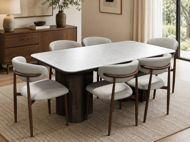 Weston 7Pce Dining Set with Flynn Chair