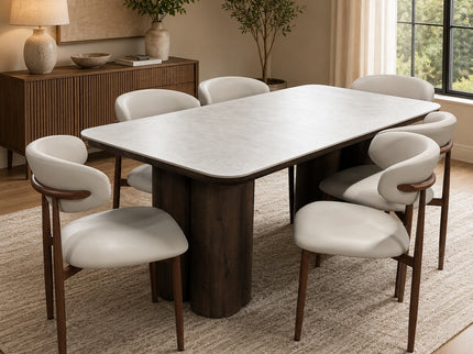 Weston 7Pce Dining Set with Flynn Chair