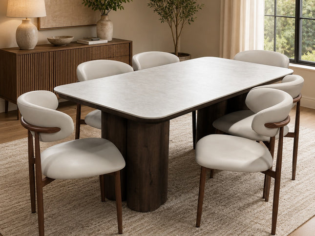 Weston 7Pce Dining Set with Flynn Chair