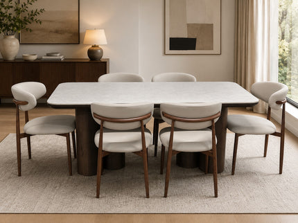 Weston 7Pce Dining Set with Flynn Chair