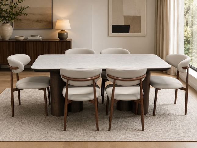 Weston 7Pce Dining Set with Flynn Chair