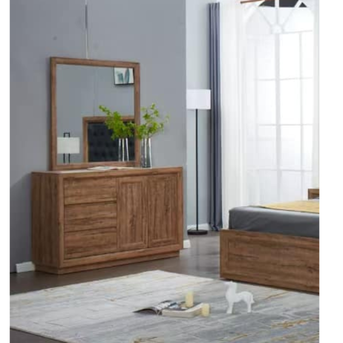 Manhattan 5PCE Double Dresser & Mirror Suite - Image 5